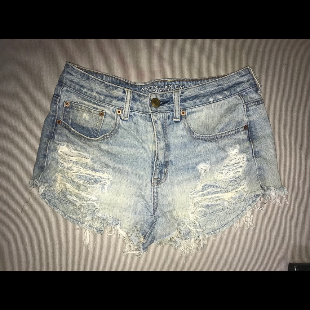 American Eagle high waist festival shorts